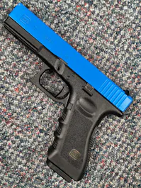 Umarex BY-105475 - GLOCK 17 Gen.3 GBB Pistol; Ultimate Edition; PTT Blue