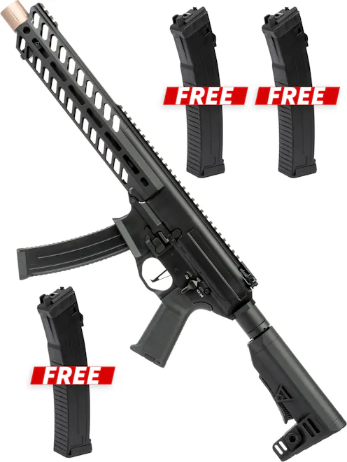 Golden Eagle AT904 AT9-PCC Comp GBB SMG *FREE MAG PACK*