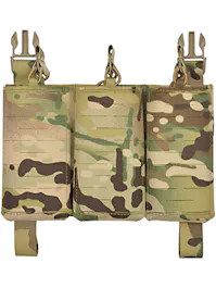 8Fields Tactical Laser-Cut Triple AK / M4 Buckle-Up Magazine Placard/Pouch