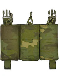 8Fields Tactical Laser-Cut Triple AK / M4 Buckle-Up Magazine Placard/Pouch