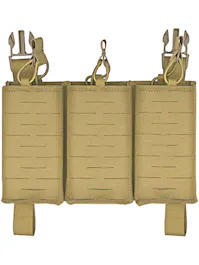 8Fields Tactical Laser-Cut Triple AK / M4 Buckle-Up Magazine Placard/Pouch
