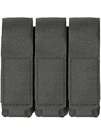 8Fields Tactical Laser-Cut MOLLE Triple Pistol Magazine Pouch