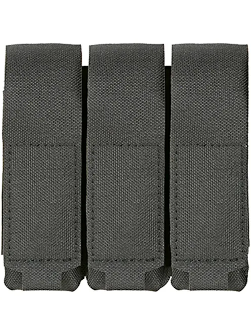 8Fields Tactical Laser-Cut MOLLE Triple Pistol Magazine Pouch