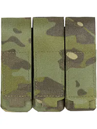 8Fields Tactical Laser-Cut MOLLE Triple Pistol Magazine Pouch