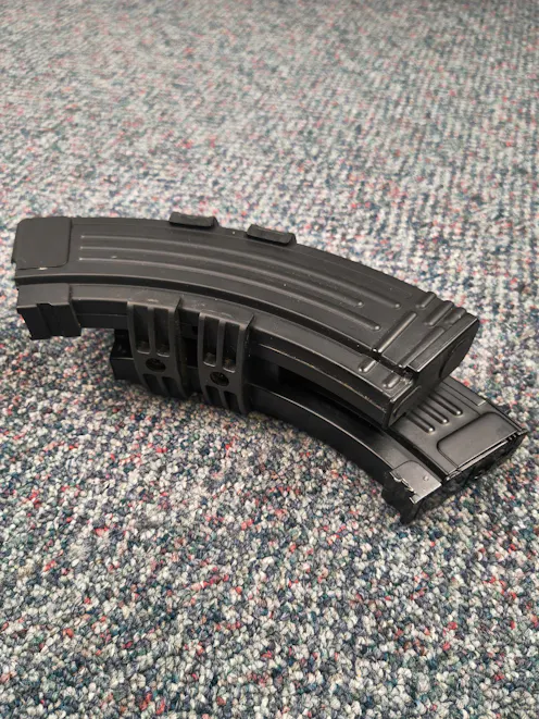 CYMA BY-104248 - 1100rnd Electric High-Cap Dual Magazines for AK47/74 AEGs