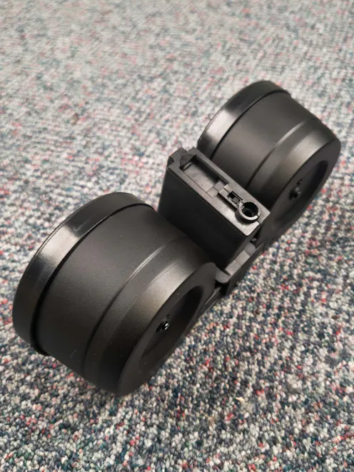 Battleaxe BY-105517 - 3000rnd Double Drum Magazine for M4/AR-15 AEGs