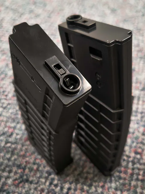 NUPROL BY-105633 - LS-Mag 150rnd Mid-Cap Magazine for M4/AR-15 AEGs; Set of two