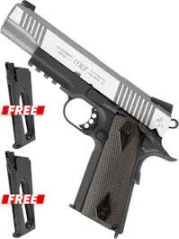 Cybergun Rail Gun Series Colt 1911 CO2 Blowback Pistol *FREE MAG PACK*