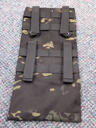 8Fields Tactical BY-104933 - Tactical MOLLE Hydration Carrier w/ 2L Bladder, Multicam Black