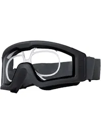 NUPROL Battle Visor Full Seal Goggles with Prescription Inserts; Dual Lens