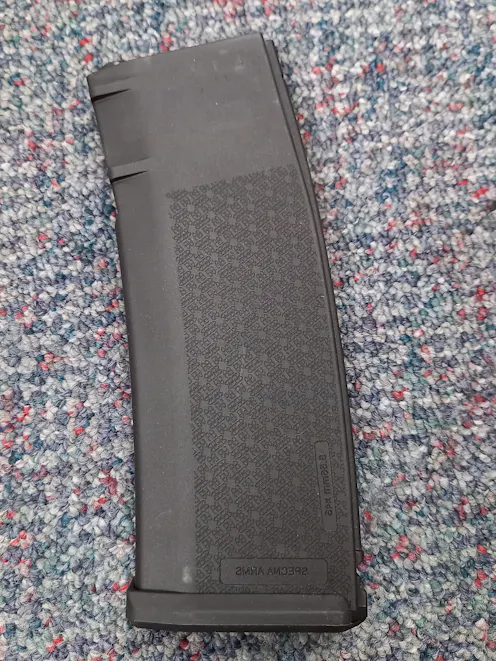 Specna Arms BY-105945 S-Mag 380rnd High-Cap Magazine for M4/AR-15 AEGs; Black
