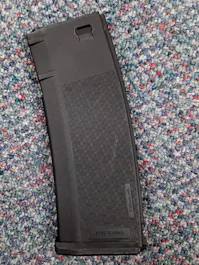 Specna Arms BY-105946 S-Mag 380rnd High-Cap Magazine for M4/AR-15 AEGs; Black