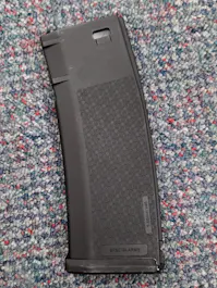 Specna Arms BY-105947 S-Mag 380rnd High-Cap Magazine for M4/AR-15 AEGs; Black