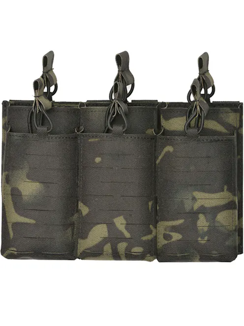 8Fields Tactical Laser-Cut 6 x AK / M4 MOLLE Magazine Placard/Pouch