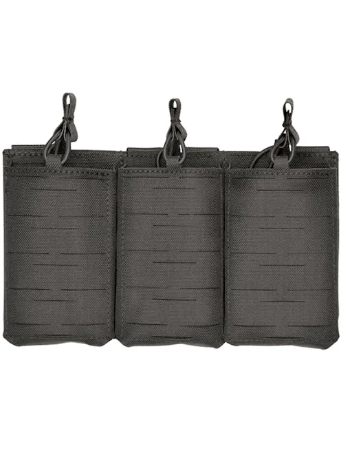 8Fields Tactical Laser-Cut Triple AR-15 MOLLE Magazine Placard/Pouch