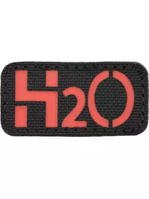 8Fields Tactical Laser Cut H2O Patch - Red