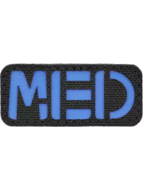 8Fields Tactical Laser Cut MED Patch - Blue