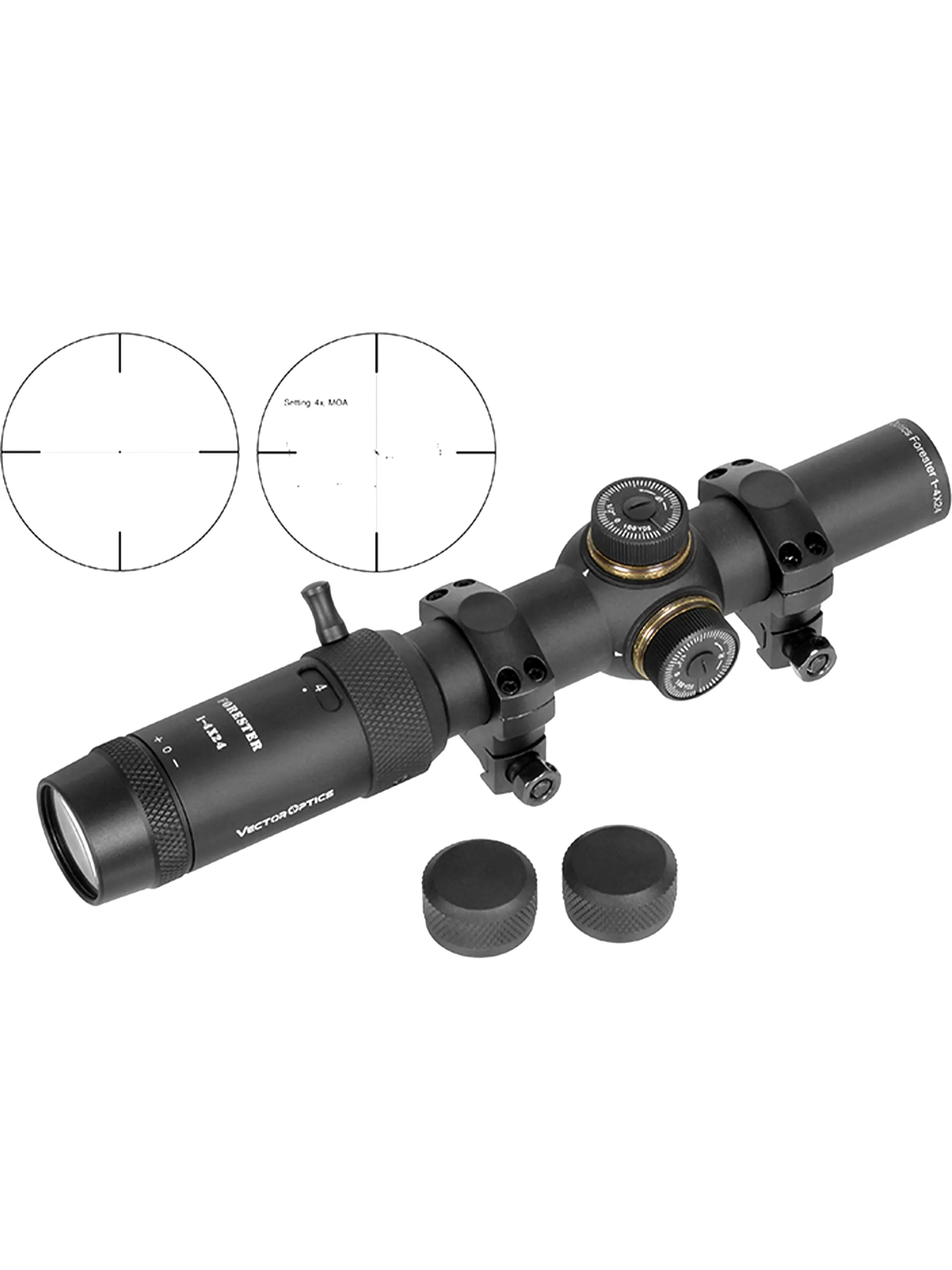 Vector Optics Forester JR. 1-4x24 SFP Rifle Scope LPVO