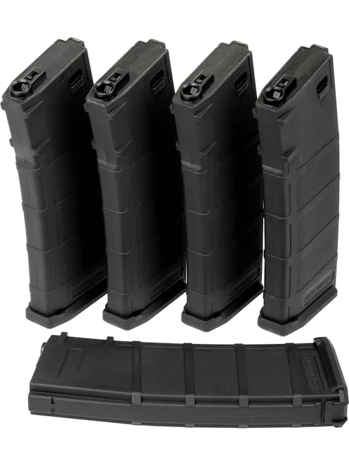 Delta Armory DMAG 120rnd Mid-cap Magazine for M4/AR-15 AEG; 5 Pack