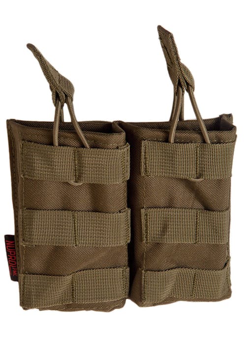 PMC M4 Double Open Magazine Retention Pouch - Green