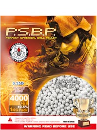 G&G Armament 0.25g P.S.B.P Competition Grade 6mm BBs; 1KG Bag