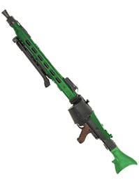 AGM MG42 Airsoft Support Rifle - Airsoft Two Tone Green