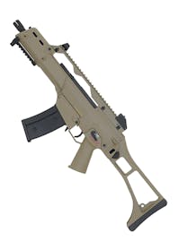 Jing Gong - G608 G36C w/ Folding Stock - Tan