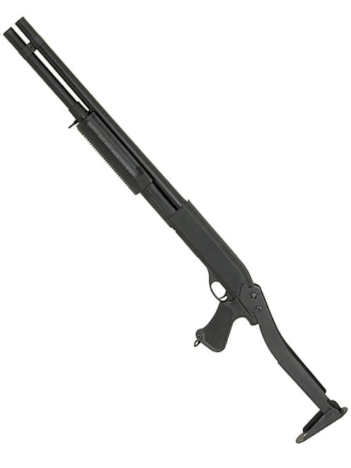 CYMA CM.352L Tactical Tri-Shot Shotgun Folding Stock - Black