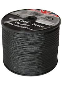 Web-Tex - Para-cord 3mm 100M Reel - Black