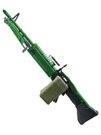 A&K M60 VN With Electric Drum Magazine - Airsoft Two Tone Green