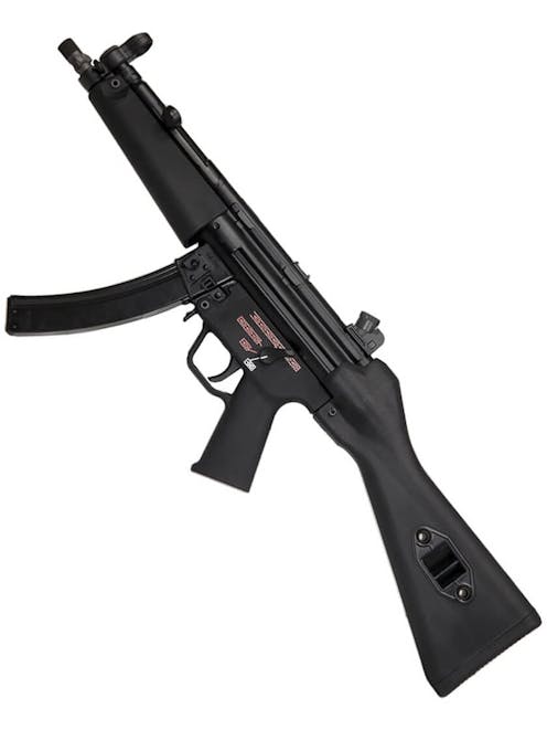 WE Europe Apache MP5 A2 GBB SMG w/ Solid Stock - Black