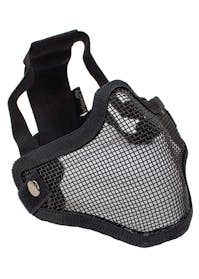 Viper - Cross Steel Mesh Half Face Mask - Black