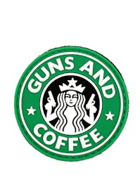 8Fields Tactical - Guns & Coffee PVC Morale Patch - Green