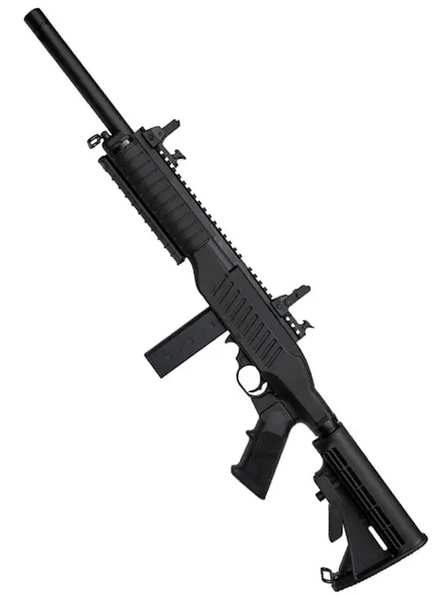 KJ Works KC-02 Special Teams Carbine Airsoft GBB Rifle - Black