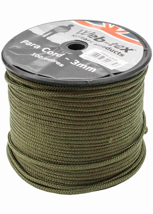 Web-tex - Para-cord 3mm 100M Reel