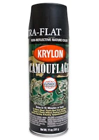 Krylon Camouflage Spray Paint; Black