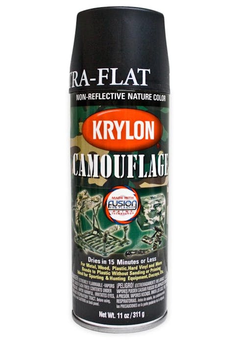 Krylon - Camouflage Ultra Flat Black Spray Paint