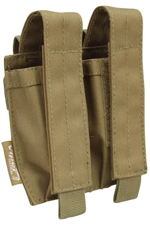 Viper Tactical - Modular Double Pistol Magazine Pouch - Coyote Tan