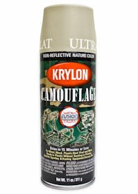 Krylon Camouflage Spray Paint; Khaki