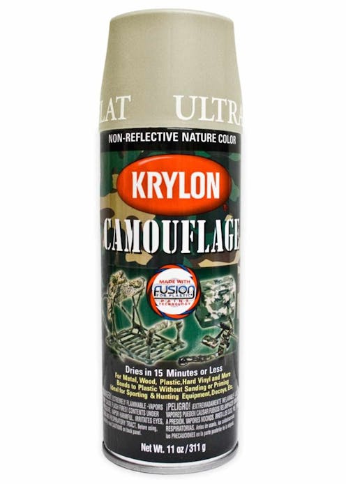 krylon camouflage ultra flat khaki spray paint