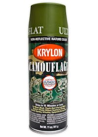 Krylon Camouflage Spray Paint; Woodland Green