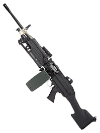 A&K M249 MK2 Full Stock Light Machinegun - Black
