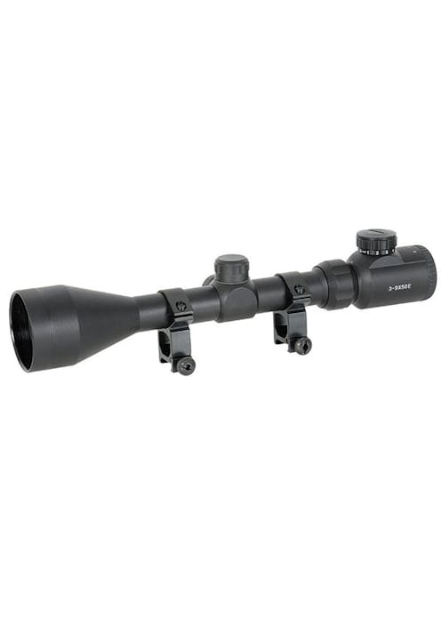ACM - 3-9x50E Rifle Scope w/ Mounts - Black
