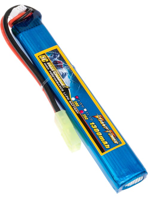 GIANT POWER 7.4v 1300mAh 25C LiPo Stick Battery