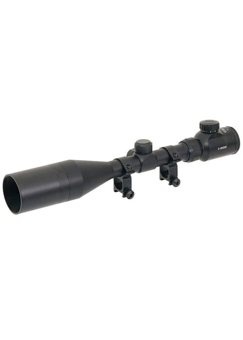ACM - 3-9x50E Illuminated Reticule Scope /w Mounts - Black