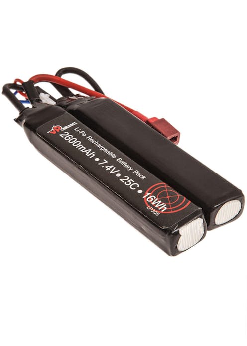 VP Racing - 7.4v 2600mAh 25C LiPo Crane Stock Battery - Deans