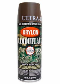 Krylon Camouflage Spray Paint; Brown