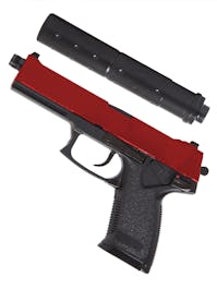 ASG MK23 Socom Airsoft Pistol with Silencer - Black