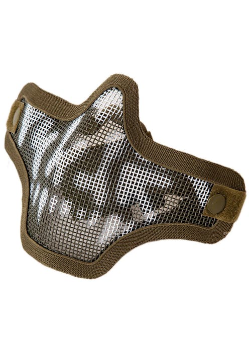 Nuprol - Lower Face Skull Mesh Mask - Olive Green