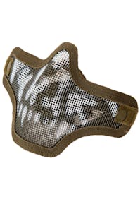 Nuprol - Lower Face Skull Mesh Mask - Olive Green